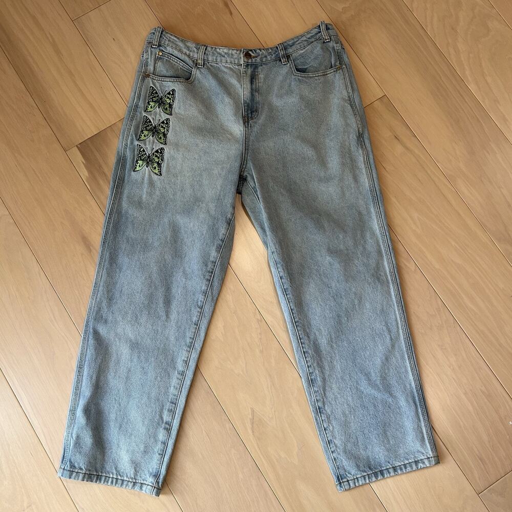 Butter Goods Relaxed Loose Fit Denim Jeans Butterfly’s Men’s 36